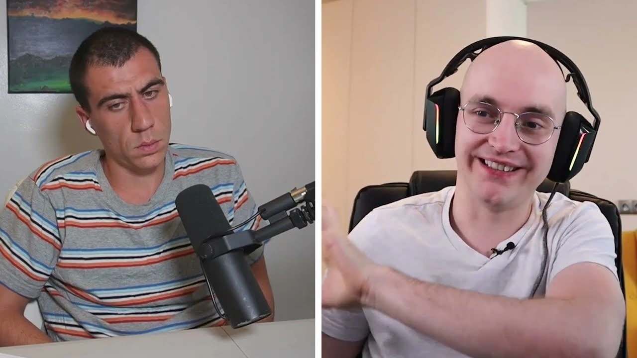 Fidias and YouTube strategist Mario Joos discussing content in an online conversation